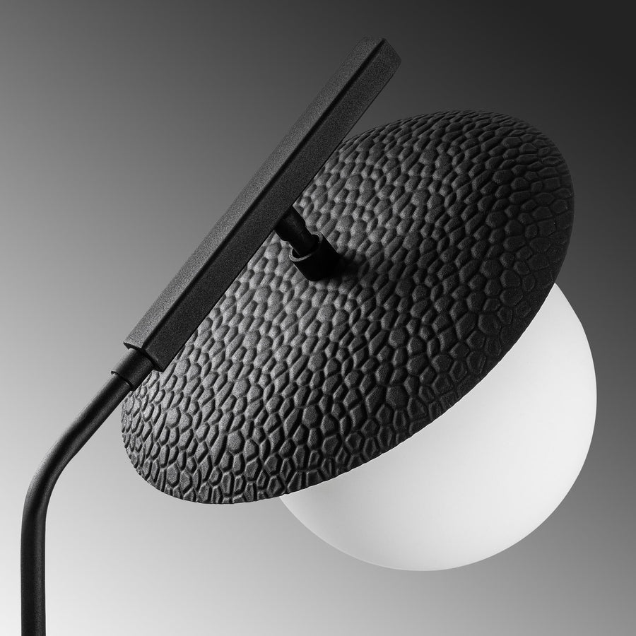 Cam Tekli Lambader Metal - Siyah