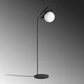 Cam Tekli Lambader Metal - Siyah