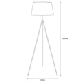 Tripod Metal Lambader - Kahve