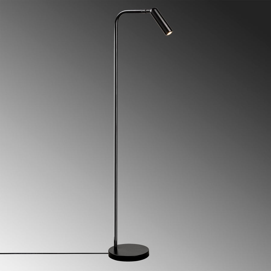 LED Okuma Metal Lambader - Siyah
