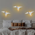Origami Kuş Büyük Boy LED Aplik - Beyaz
