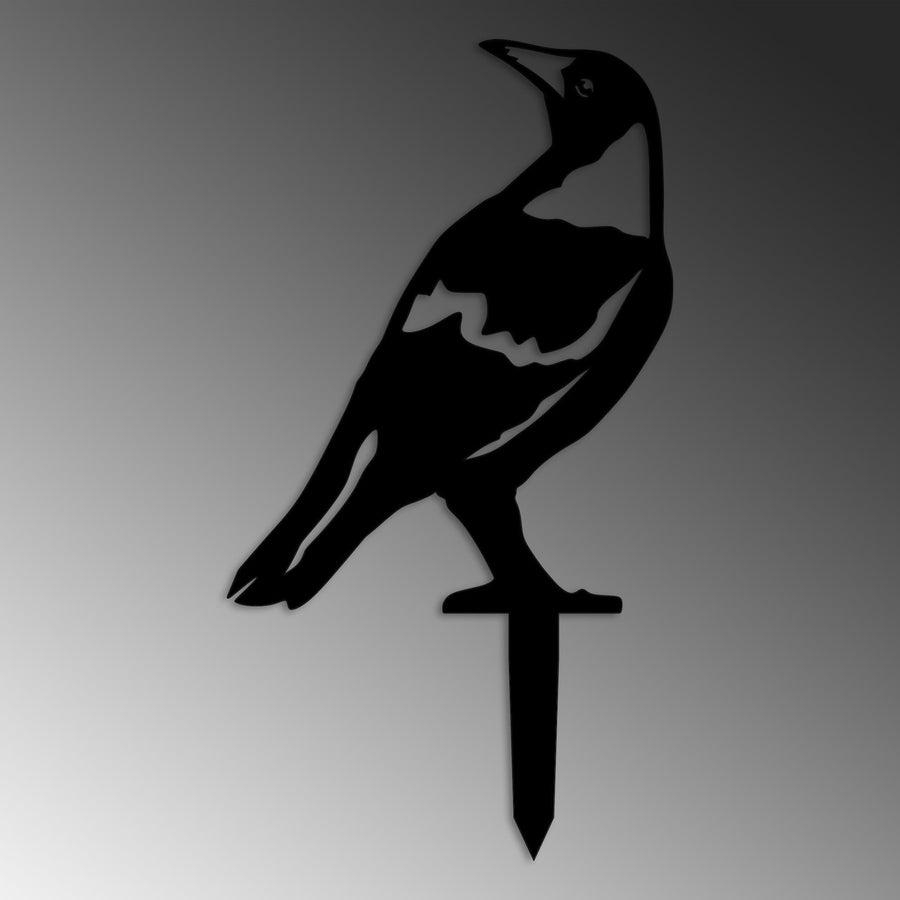 Karga Metal Bahçe Dekoru - Siyah