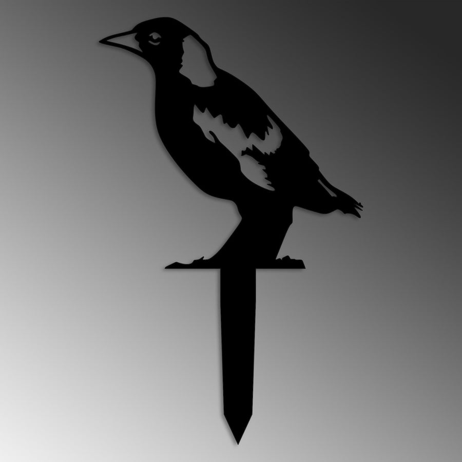 Tarlakuşu Metal Bahçe Dekoru - Siyah