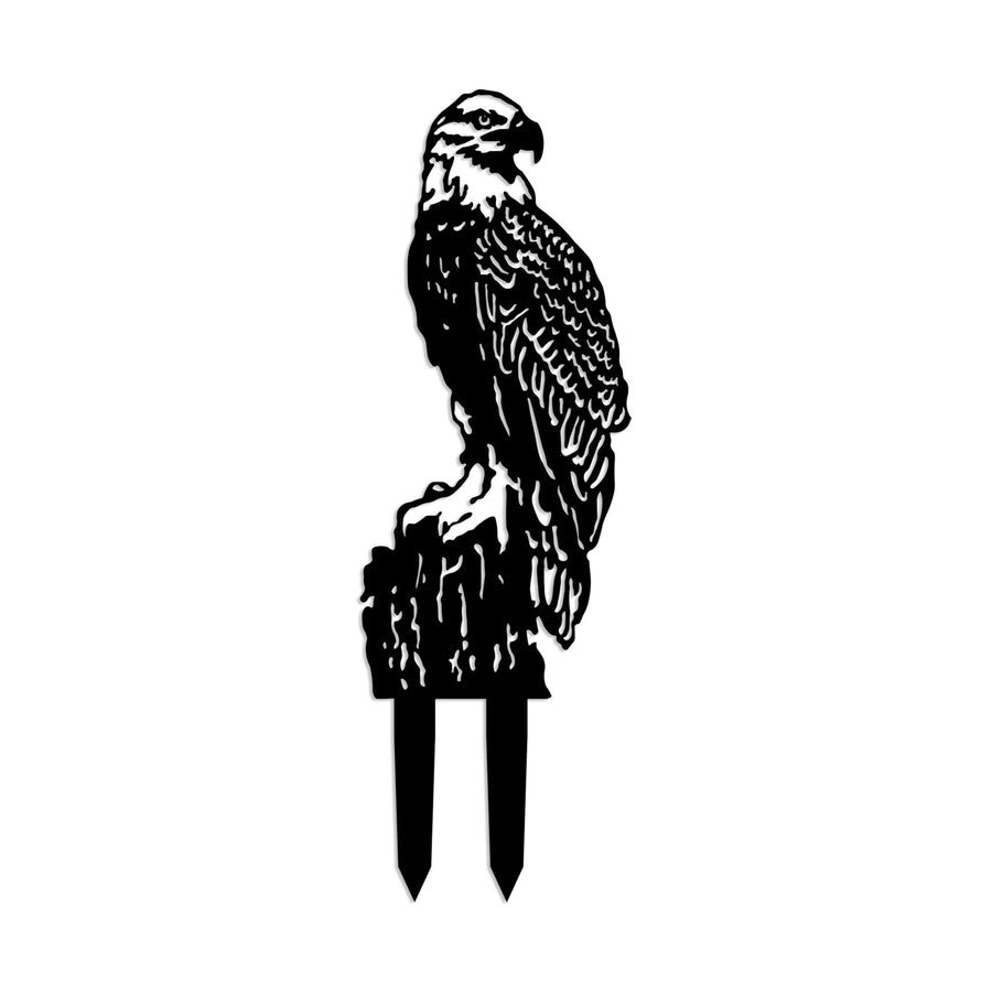 Kartal Metal Bahçe Dekoru - Siyah