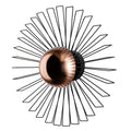 Starburst Tel Metal Duvar Apligi Buyuk - Siyah