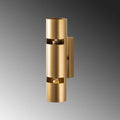 Cift Silindirli Metal Aplik - Altin