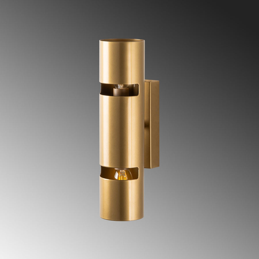 Cift Silindirli Metal Aplik - Altin