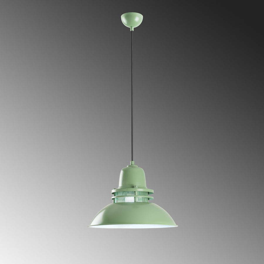 Endüstriyel Metal Tekli Sarkıt - Yesil
