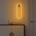 Oval LED Metal Aplik - Altın