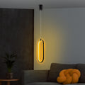 Oval LED Metal Tekli Sarkıt - Siyah