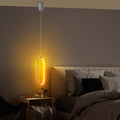 Oval LED Metal Tekli Sarkıt - Beyaz