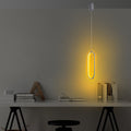 Oval LED Metal Tekli Sarkıt - Beyaz