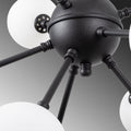 Sputnik 12'li Camlı Avize - Siyah