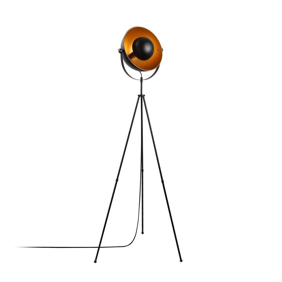 Spot Kafa Tripod Metal Lambader - Siyah