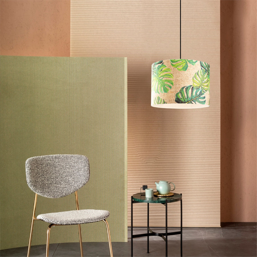 Monstera Baskılı Tekli Sarkıt - Yesil