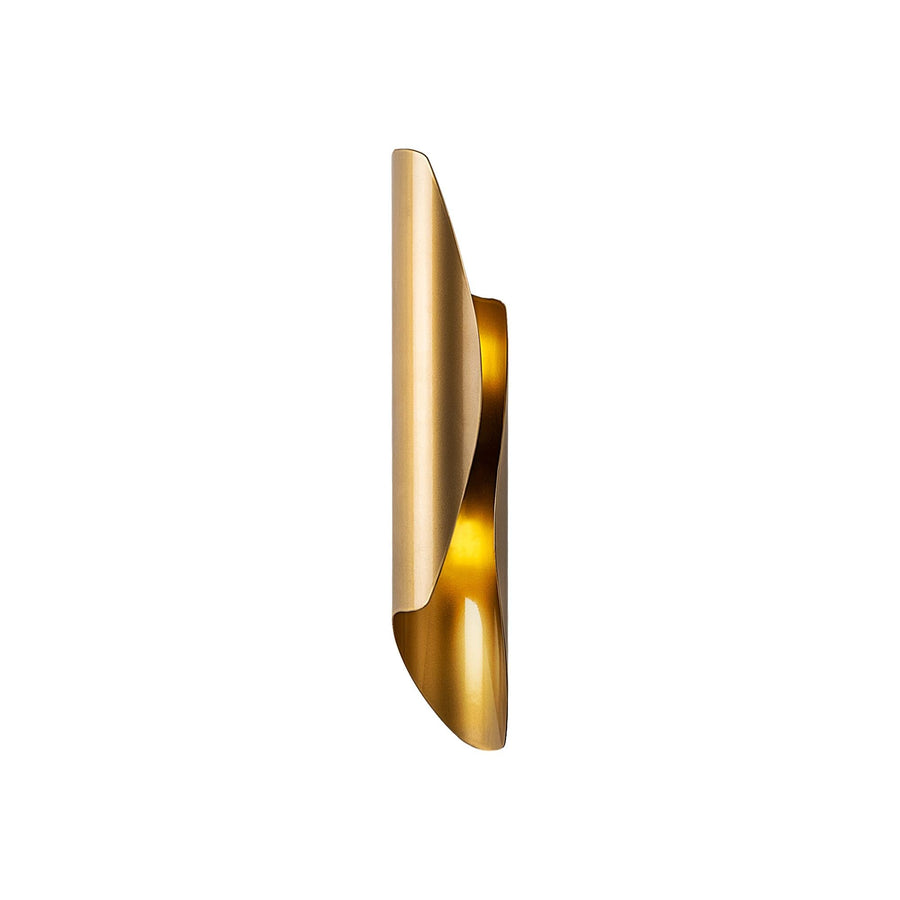 Flare Modern Metal Tekli Aplik - Altin