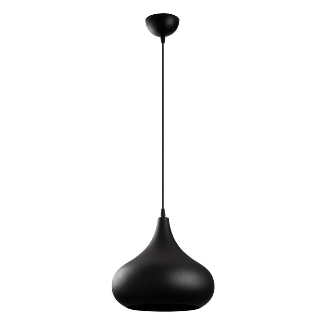 Modern Tekli Sarkıt Metal Soğan - Siyah