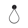 Damla Metal LED Aplik - Siyah