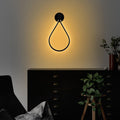 Damla Metal LED Aplik - Siyah