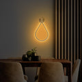 Damla Metal LED Aplik - Altın