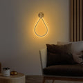 Damla Metal LED Aplik - Altın