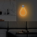 Damla Metal LED Aplik - Gri