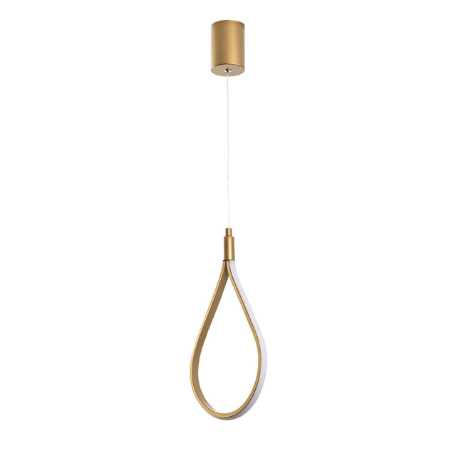 Damla Metal LED Tekli Sarkıt - Altın