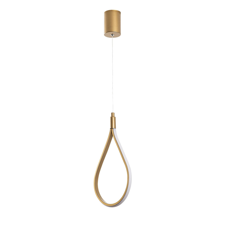 Damla Metal LED Tekli Sarkıt - Altın