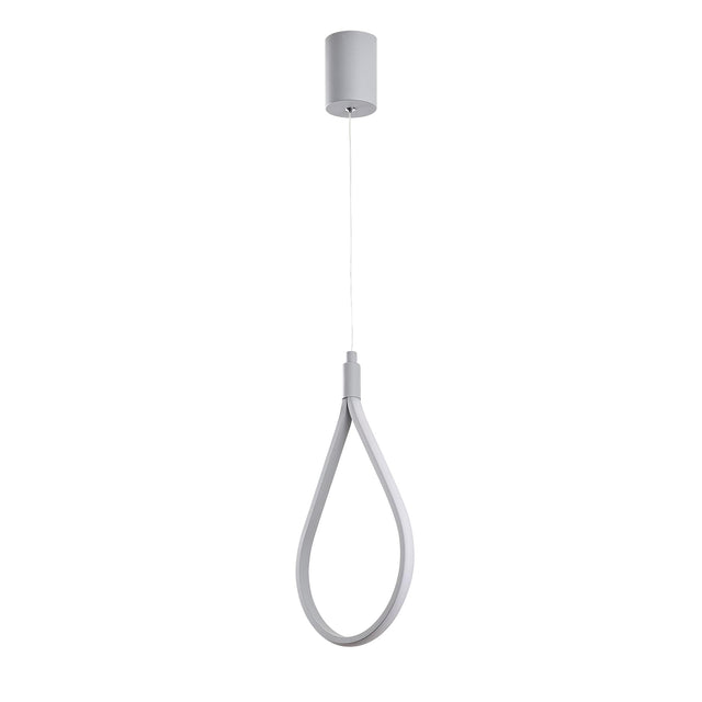 Damla Metal LED Tekli Sarkıt - Beyaz