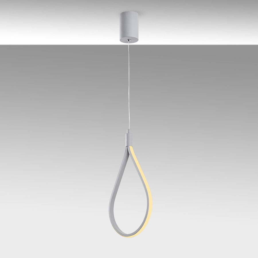 Damla Metal LED Tekli Sarkıt - Beyaz
