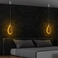 Damla Metal LED Tekli Sarkıt - Gümüş