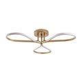 Yonca Metal LED Plafonyer - Altın