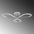 Yonca Metal LED Plafonyer - Gümüş