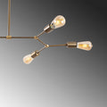 Sputnik 6'lı Metal Avize Eskitme - Altin