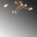 Sputnik 8li Metal Plafonyer - Altin