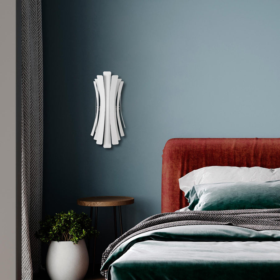 Linea Cift Yonlu Metal Aplik - Beyaz