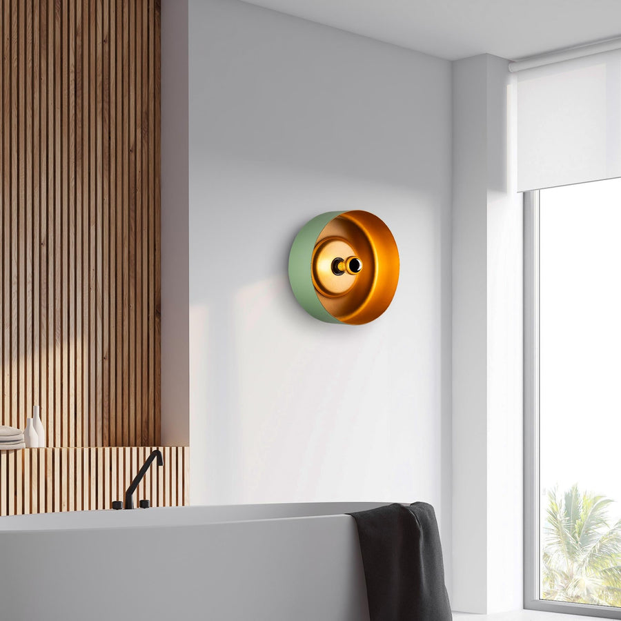 Yesil Modern Metal Tekli Aplik - Yesil