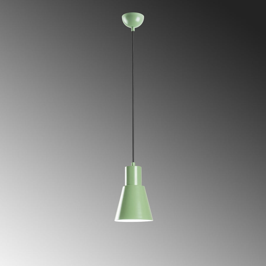 Konik Metal Tekli Sarkıt - Yesil