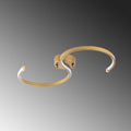 Spiral Metal Plafonyer - Altın