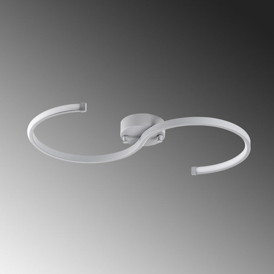Spiral Metal Plafonyer - Gri