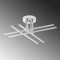 Çubuk Çapraz Metal Plafonyer - Gümüş