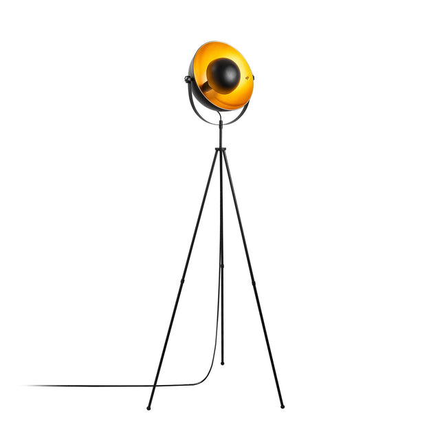Spot Kafa Tripod Metal Lambader - Siyah