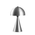 Dome Başlık Modern Metal Masa Lambası - Gumus