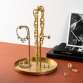 3 Kollu Metal Taki Standi - Altin