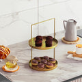 2 Katli Metal Taki Standi - Altin