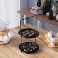 2 Katli Metal Taki Standi - Siyah