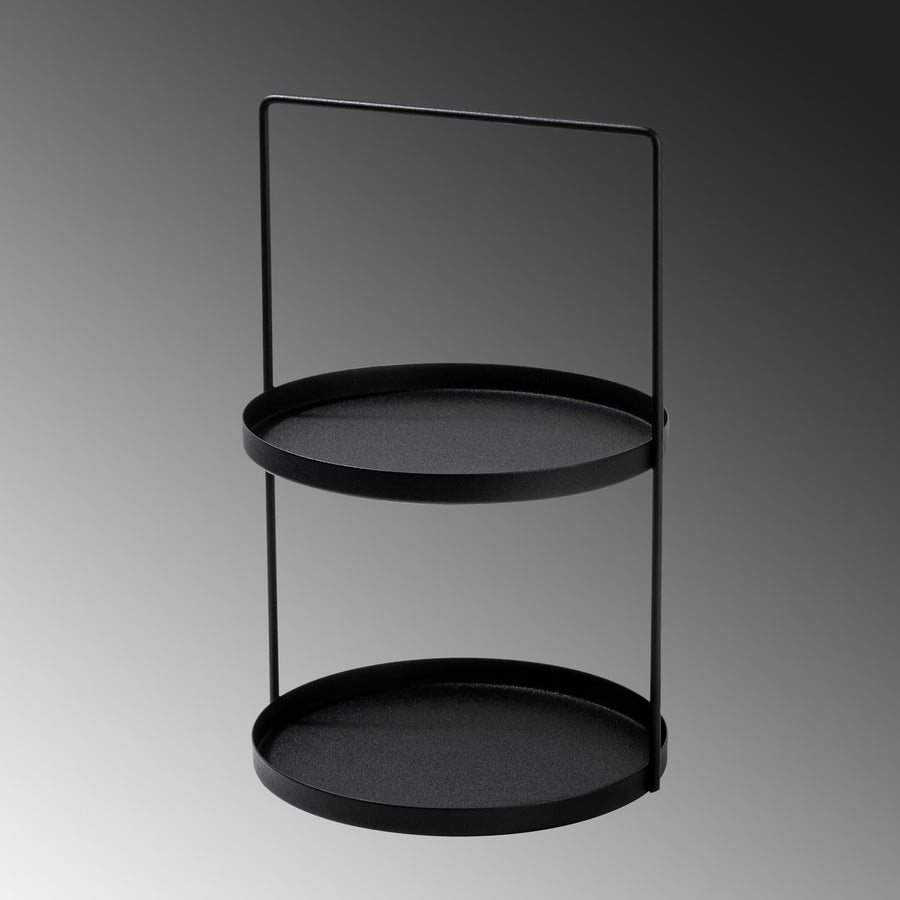 2 Katli Metal Taki Standi - Siyah