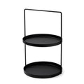 2 Katli Metal Taki Standi - Siyah