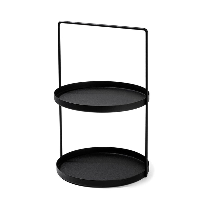 2 Katli Metal Taki Standi - Siyah