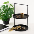 2 Katli Metal Taki Standi - Siyah